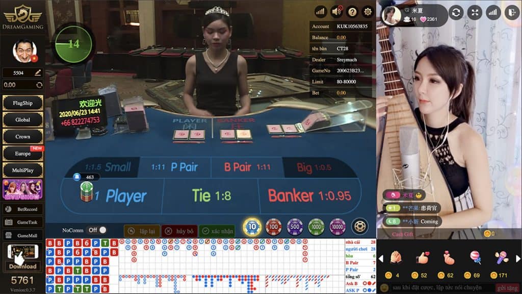 mc dg casino, live dg casino