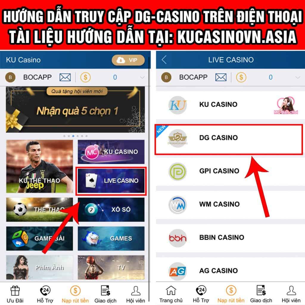 dg casino mobile, dg casino điện thoại