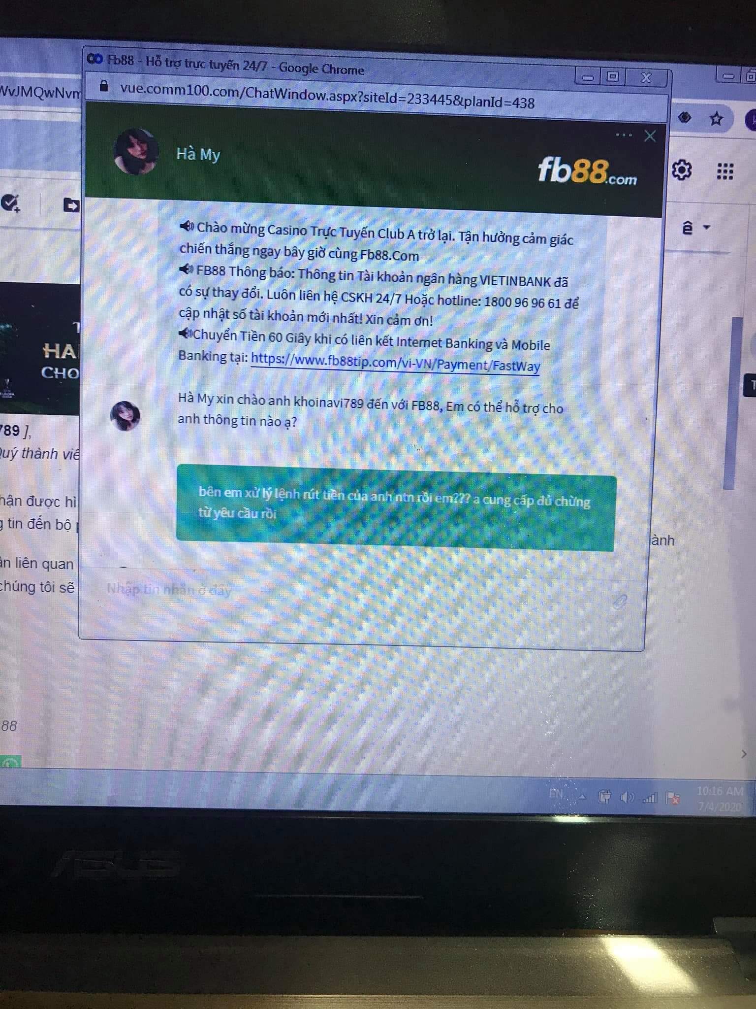 fb88 bị tố lừa đảo