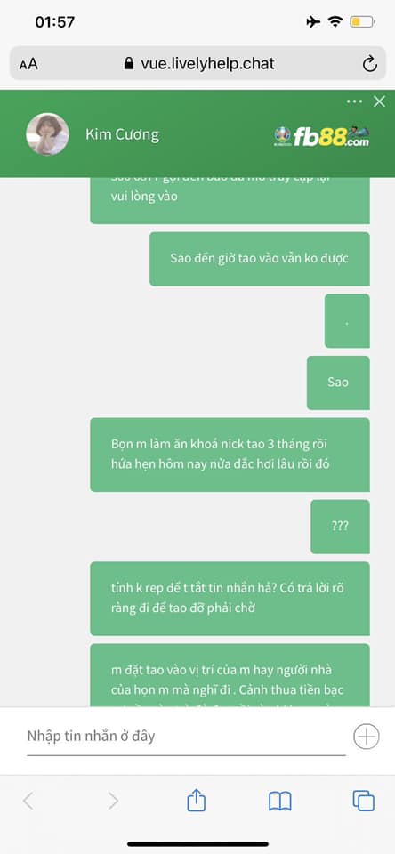 Bức xúc fb88 đến tột độ