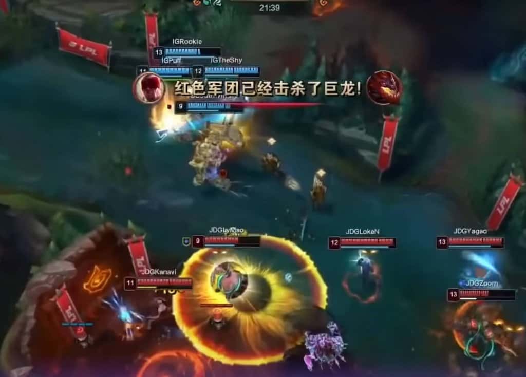 LMHT giải LPL Invictus Gaming IG JDG WE JD Gaming