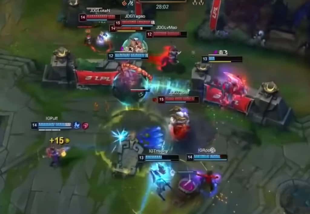 LMHT giải LPL Invictus Gaming IG JDG WE JD Gaming