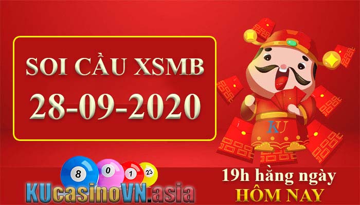 soi cầu xsmb 28/9/2020 thứ hai