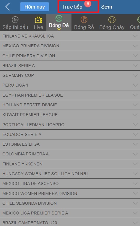 giao diện ku thể thao