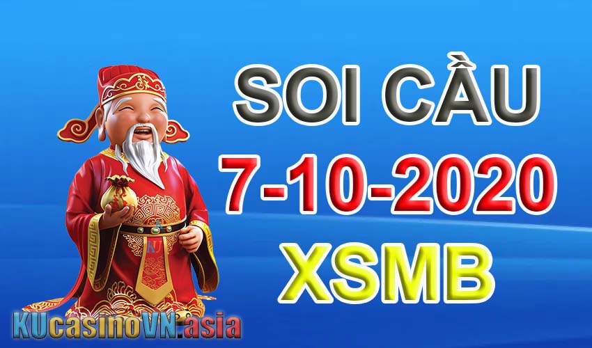 soi cầu xsmb 7/10/2020 thứ tư hôm nay