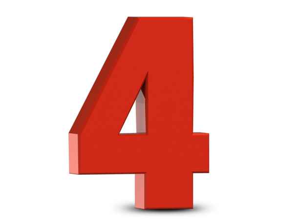 Theo quan niệm này, số 4 thường không phải là con số may mắn vì nghe giống như “tử Theo quan niệm này, số 4 thường không phải là con số may mắn vì nghe giống như “tử