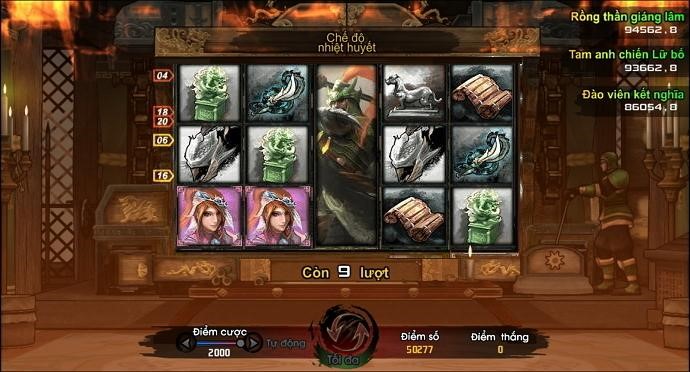 Cờ đam mỹ của Quan Vũ trong game Tam Quốc Chí