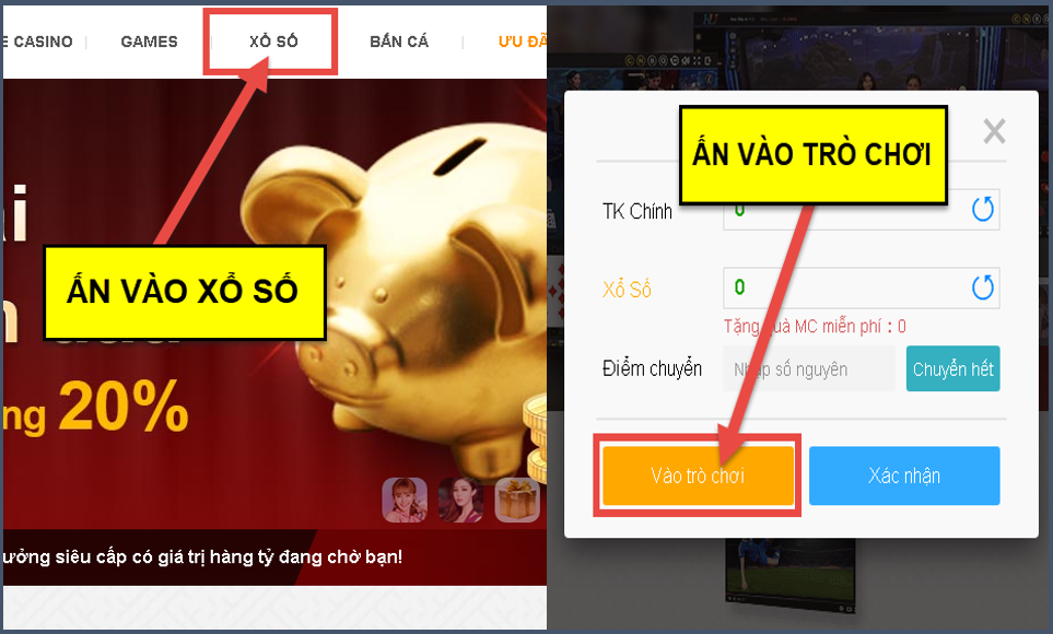 Trực tiếp trên PC