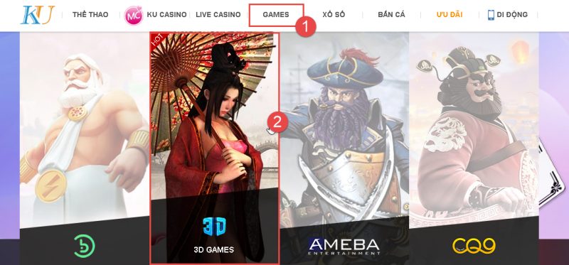 Ngũ Phúc Lâm Môn tại KUBET