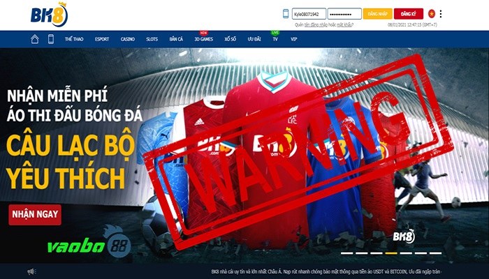 BK8 lừa đảo