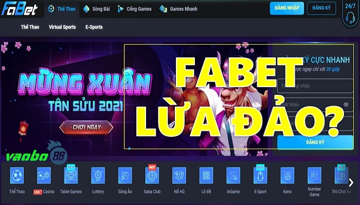 Bóc phốt Fabet lừa đảo