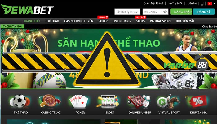 nhà cái Dewabet lừa đảo