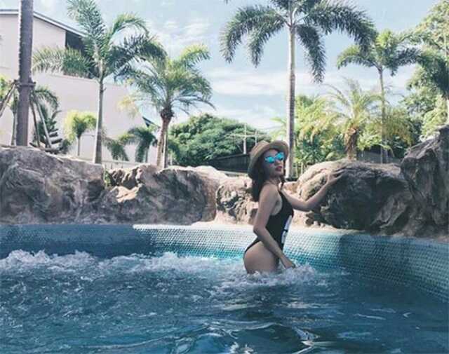 van mai huong bikini - Văn Mai Hương tích cực giảm cân và tự tin diện bikini