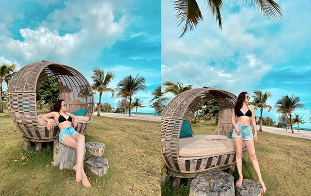 Để có được vóc dáng như hiện tại, nữ ca sĩ chia sẻ cô đã chăm chỉ tập luyện và có chế độ ăn khoa học bao thy bikini sexy goi cam - Để có được vóc dáng như hiện tại, nữ ca sĩ chia sẻ cô đã chăm chỉ tập luyện và có chế độ ăn khoa học