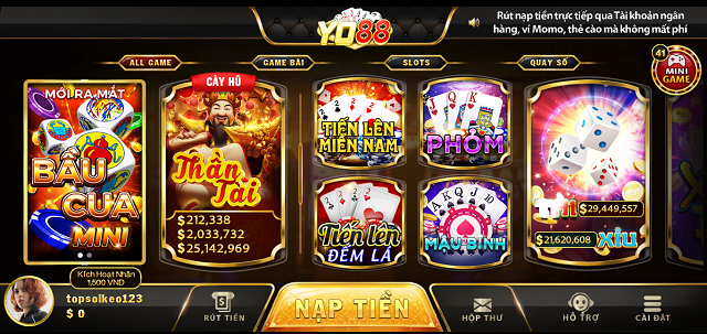 Thiên đường game bài Yo88 Thiên đường game bài Yo88