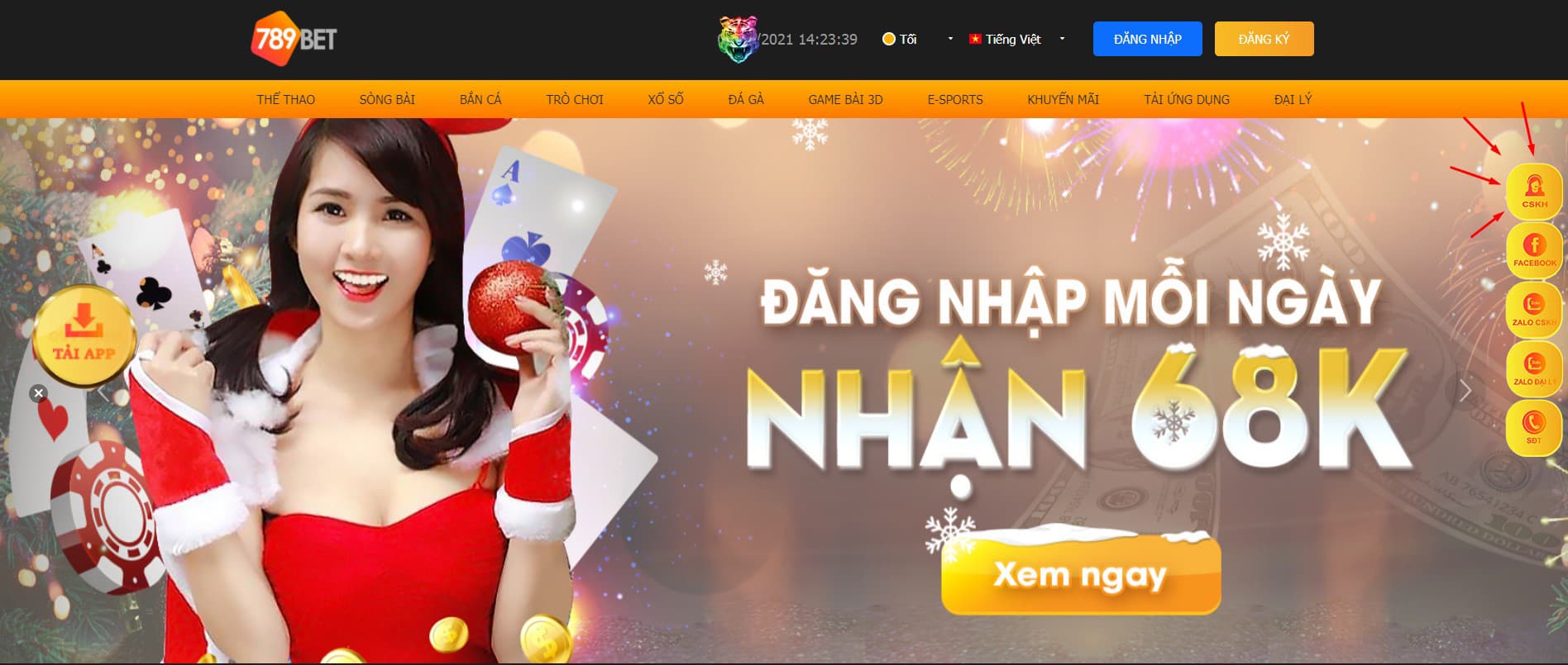 Dịch vụ khách hàng Nha789bet