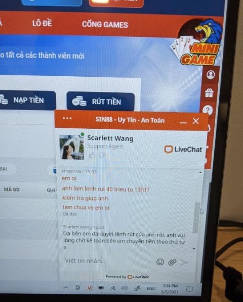 bằng chứng tố cáo sin88