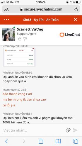 Hình ảnh chứng minh tố cáo sin88