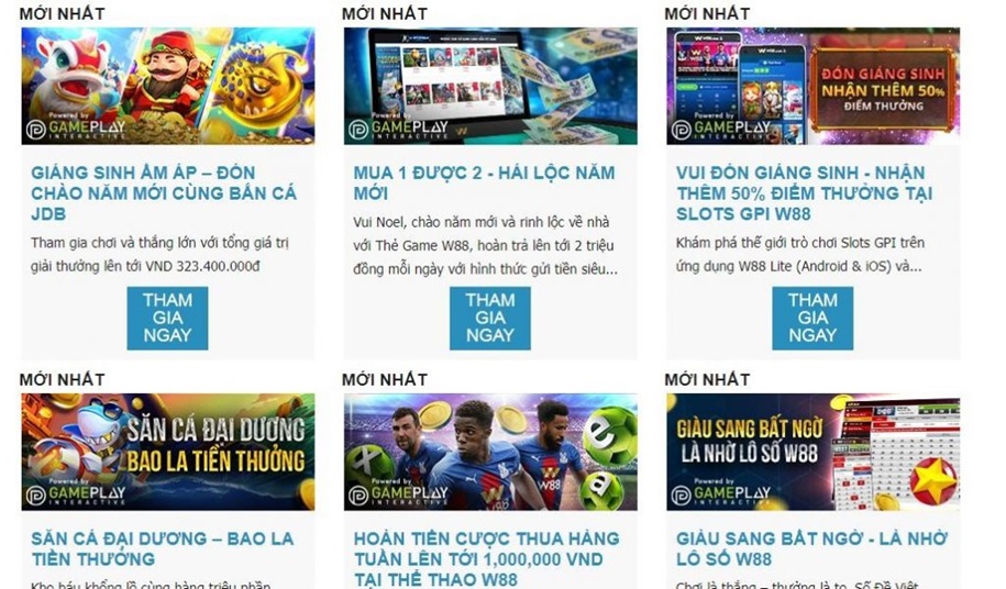 các hình thức khuyến mãi của nhà cái