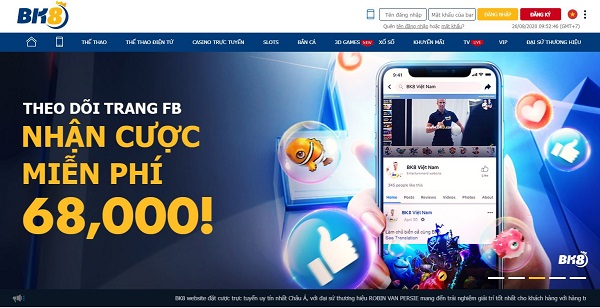 Liên kết đặt cược vào BK8