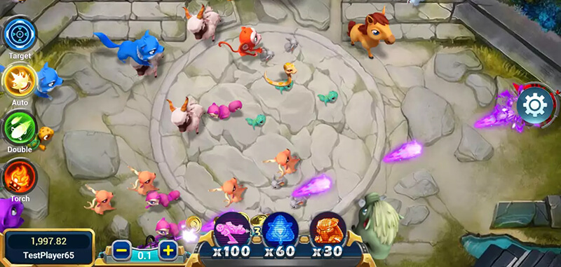 Nhắm vào đầu quái vật vì đây là điểm yếu của chúng