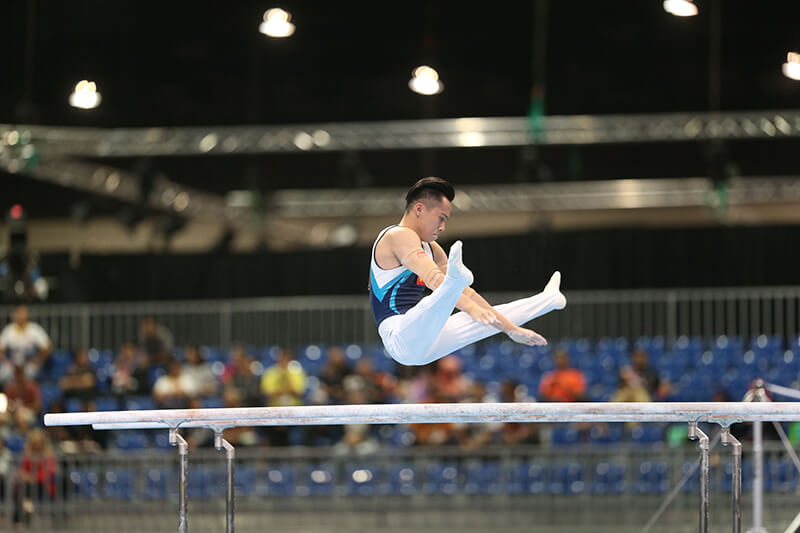 Xà đơn là cuộc thi chỉ dành cho nam giới