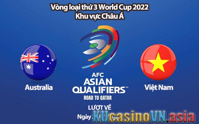 Soi kèo Australia - Việt Nam