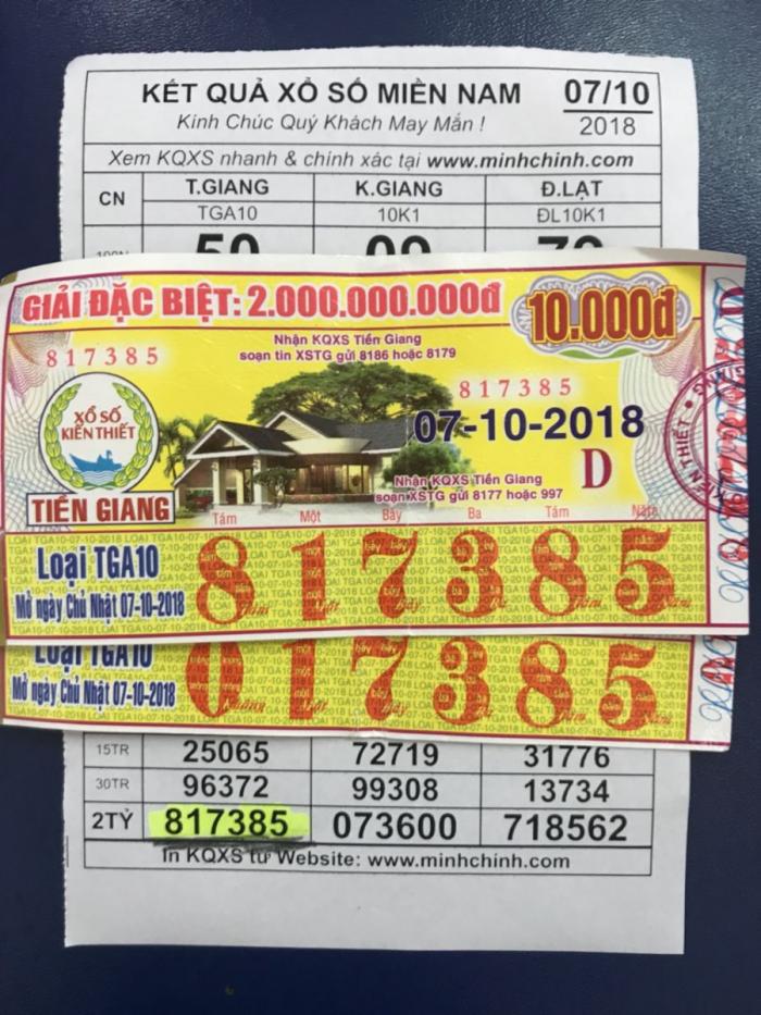 Vé số trúng thưởng là gì? Làm thế nào về cặp tiền thưởng? 40222587
