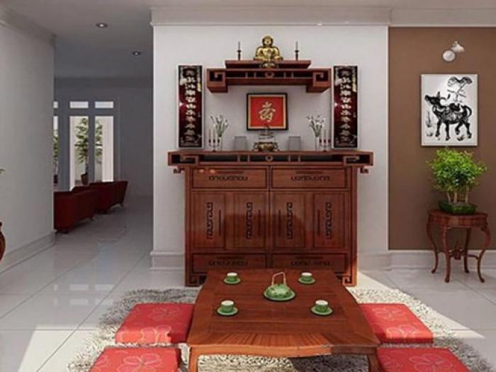 Bò húc đặt bàn thờ hướng nào tốt nhất?