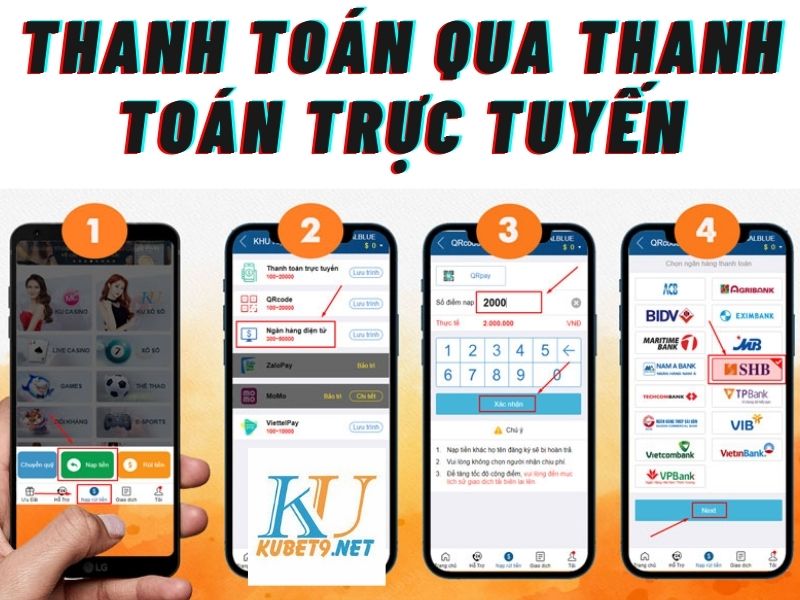 Nạp tiền Kubet qua SHB