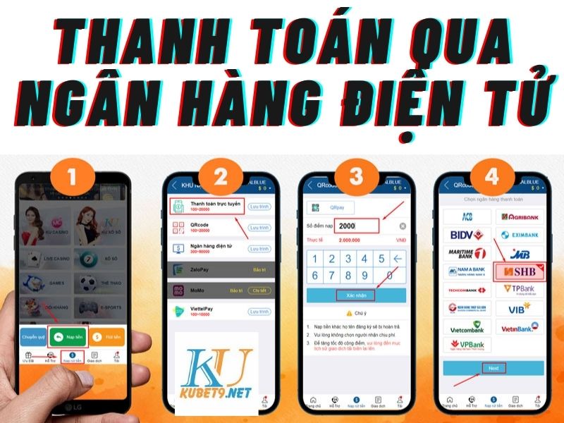 Nạp tiền Kubet qua SHB
