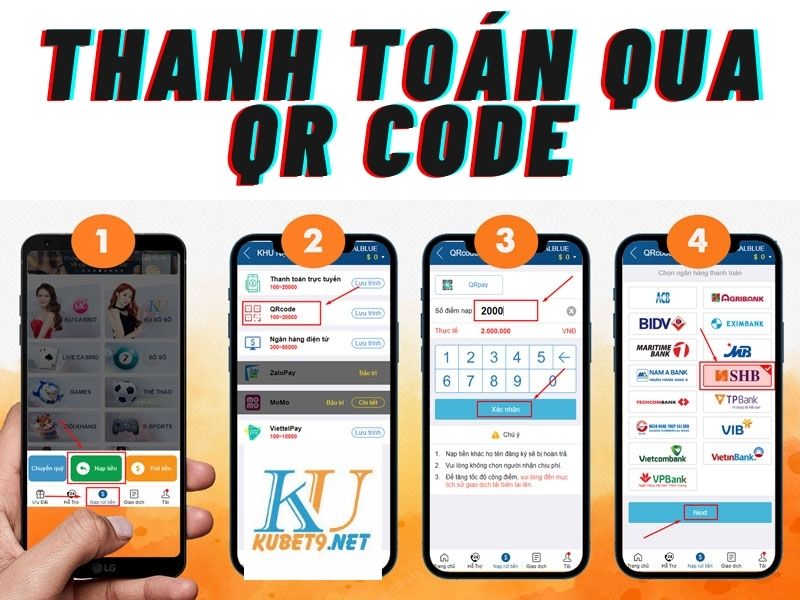 Nạp tiền Kubet qua SHB