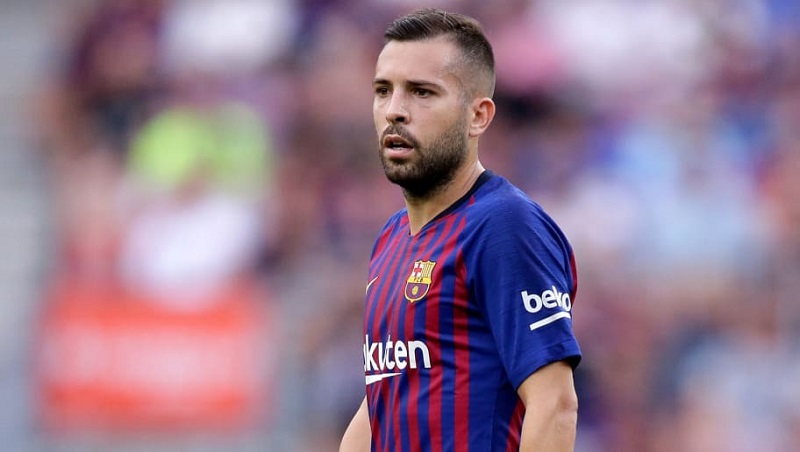 Ngôi sao Jordi Alba khoác áo Barça năm 2018