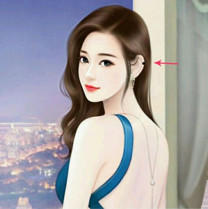 Nốt ruồi trên tai phụ nữ có ý nghĩa gì?