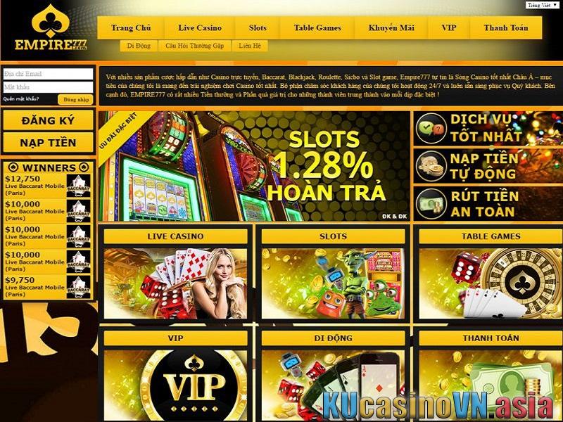 nạp tiền Empire777