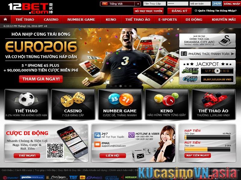 Hướng dẫn đăng nhập 12bet