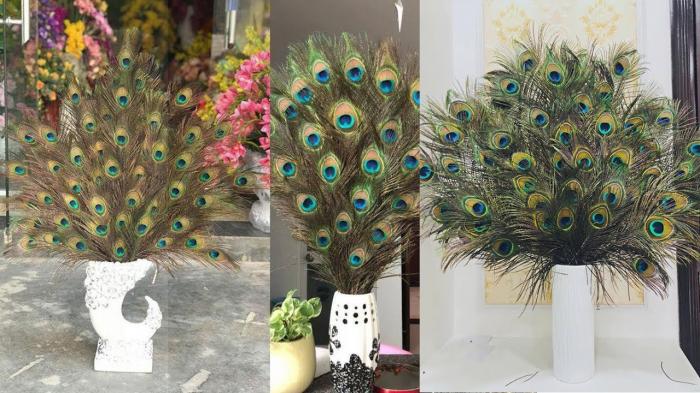 Lý do khiến lông công cho bàn thờ được nhiều người yêu thích 441103088