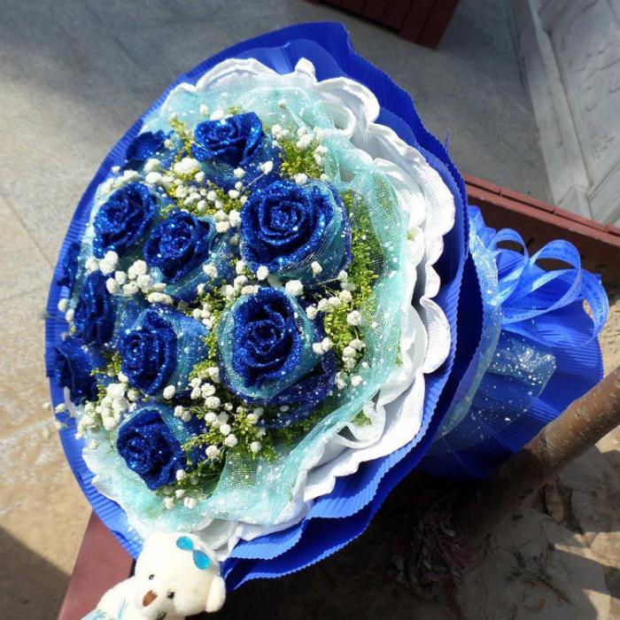 Ý nghĩa của hoa hồng xanh - hoa tình yêu vĩnh cửu