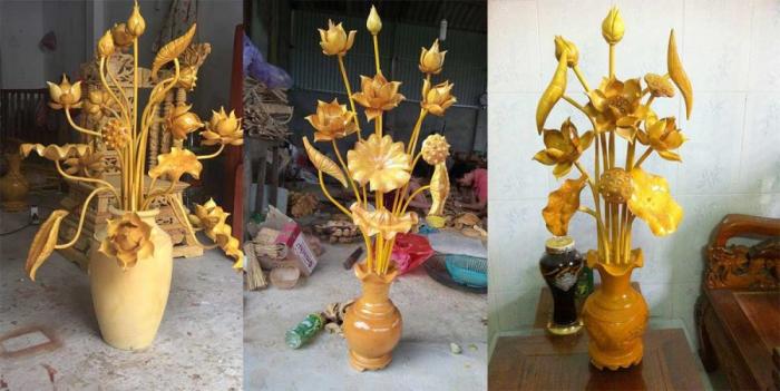 Cách cắm hoa sen trên bàn thờ hợp với phong thủy 