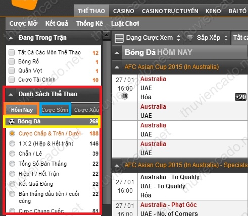 chơi cá độ bóng đá tại 188bet