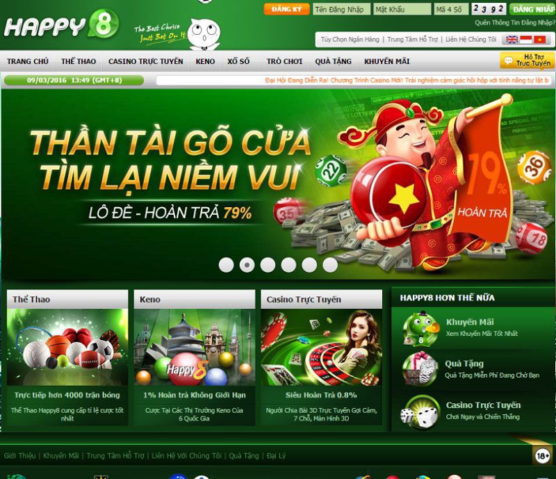 hướng dẫn đăng nhập happy8