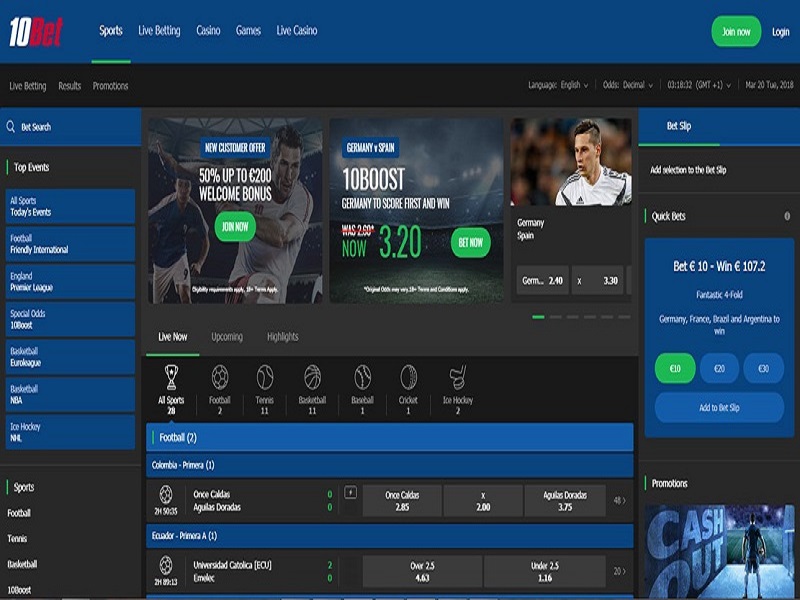 Hướng dẫn đăng nhập 10bet nhanh chóng