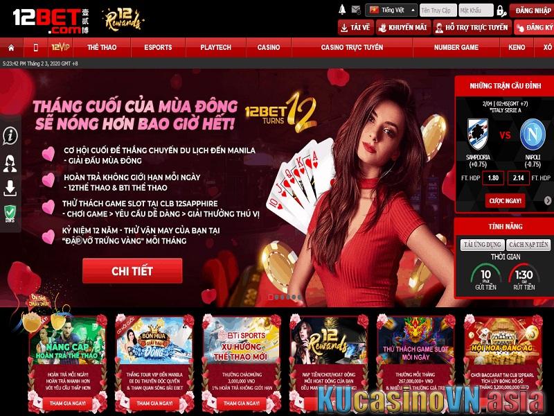 rút tiền từ 12bet