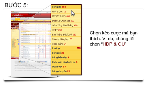hướng dẫn cách cá độ bóng đá tại dafabet