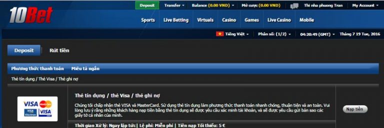 Hướng dẫn chi tiết đăng ký 10bet