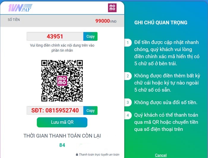 nạp tiền vwin qua momo