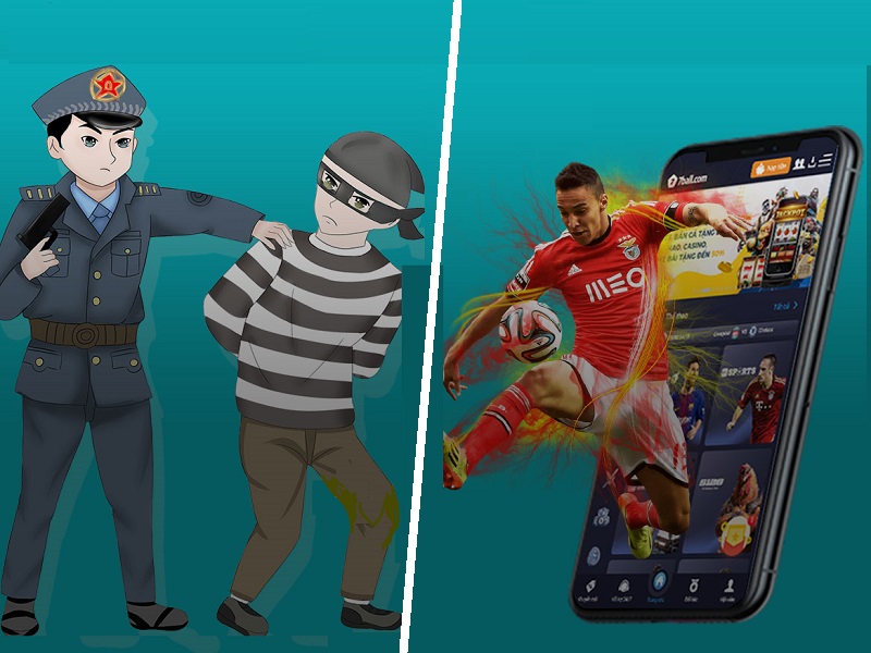 Cá độ bóng đá trực tuyến bị bắt