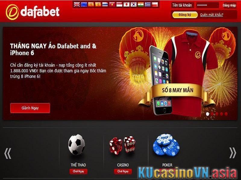 đăng nhập Dafabet