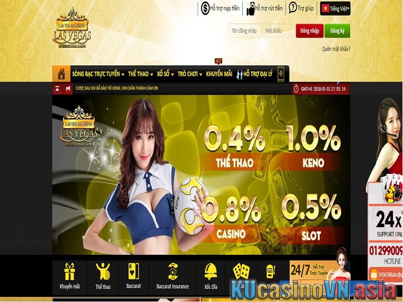 đăng ký tài khoản tại Vegas Casino