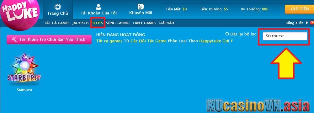 máy đánh bạc tại HappyLuke